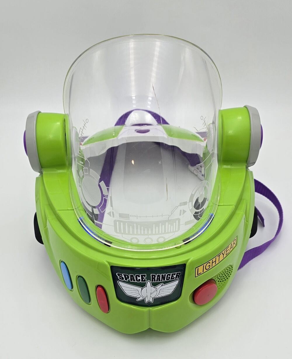 Disney Pixar Toy Story 4 Buzz Lightyear Space Ranger Armor Jet Pack Helmet Works
